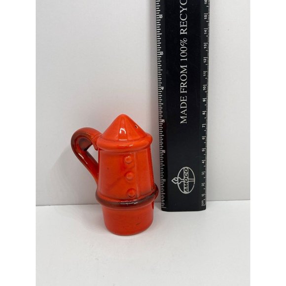 Vintage Metlox Poppytail Red Rooster Red Salt and Pepper Shaker - Picture 6 of 11